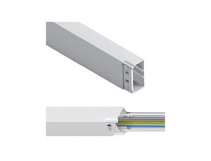 Kanał Kablowy Korytko Elektroinstalacyjne 60x130x2000mm 2m AKS Zielonka