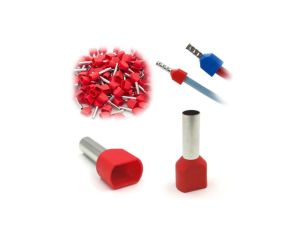 Trytyt Końcówka tulejkowa izolowana podwójna DUID-2x1,0-8CR czerwony 100szt