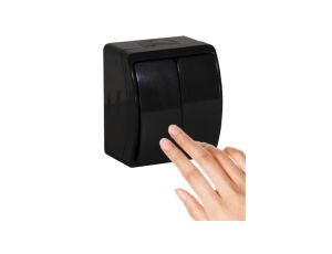 VIPLAST KOALA Łącznik Świecznikowy Hermetyczny Czarny