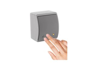 VIPLAST KOALA Łącznik Schodowy Jednobiegunowy Podświetlany Popiel-Grafit