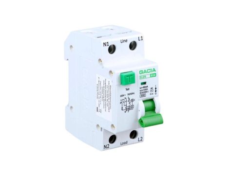Różnicówka Wyłącznik z Członem Nadprądowym B 25A 30mA 1P+N TYP AC Gacia