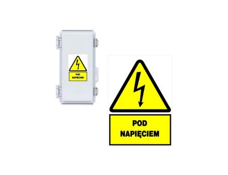 Trytyt Tablica samoprzylepna 105x148 POD NAPIĘCIEM NO2-PN