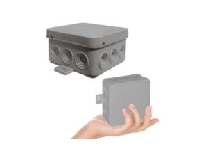 VIPLAST Puszka V6 Bryzgoszczelna Szara IP54