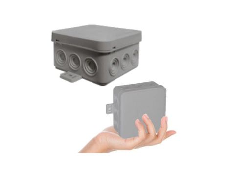 VIPLAST Puszka V6 Bryzgoszczelna Szara IP54