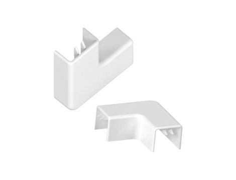 Łącznik Kątowy do kanałów kablowych MKE 15x17mm 1 sztuka Biały AKS Zielonka