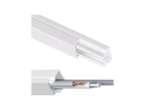 Korytko do Kabli Kanał Elektroinstalacyjny 18x50x2000mm 2m AKS Zielonka