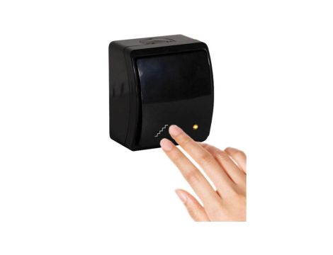 VIPLAST KOALA Łącznik Schodowy Jednobiegunowy Podświetlany Czarny