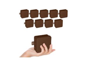 VIPLAST Puszka V5 Bryzgoszczelna Brązowa IP54 10szt