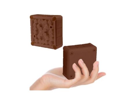 Puszka Natynkowa Hermetyczna 12-wlotowa Z Dławikami 98x98x42mm Brązowa