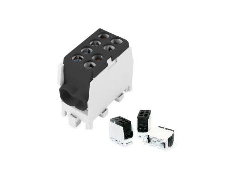 Trytyt Zacisk odgałęźny HLAK-25-1/2CZ czarny