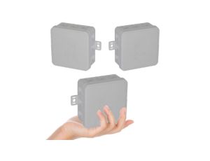 VIPLAST Puszka V6 Bryzgoszczelna Szara IP54 3 sztuki