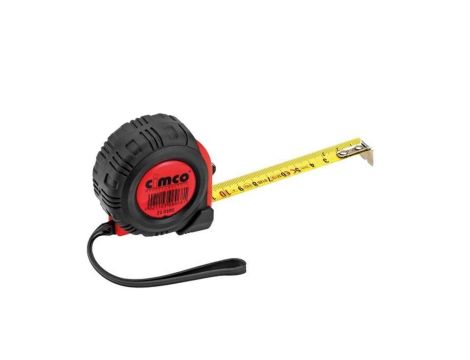 Miara zwijana 5m czarny/czerwony