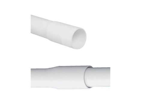 Rura Elektroinstalacyjna Kielichowana 47mm Sztywna 2mb Biała AKS Zielonka