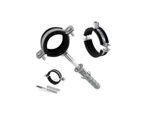 Trytyt Obejma stalowa z uszczelką gumową, z wkrętem OSZG-112