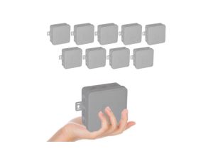 VIPLAST Puszka V5 Bryzgoszczelna Szara IP54 10 sztuk