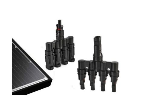 Konektor Złącze Solarne Dwójnik Równoległy z kablem MC4 1000V Y3 do Paneli