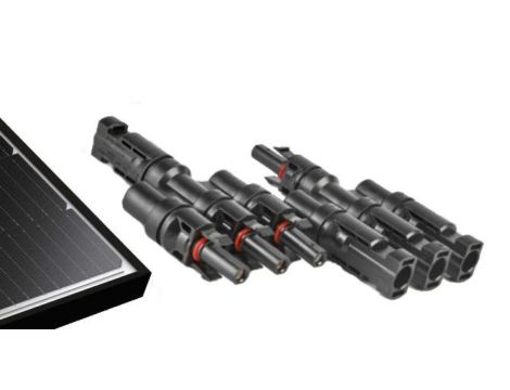 Konektor Złącze Solarne MC4 Trójnik Równoległy Do Paneli 1000V DC 32A IP67