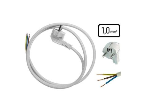 VIPLAST Przewód przyłączeniowy 3x1 5 m z wtyczką kątową