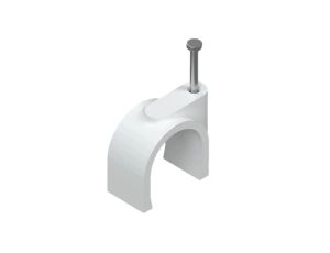 Uchwyt Kablowy do Przewodów Okrągłych UKO 7 FLOP 6,5mm 25sztuk AKS Zielonka 25 sztuk