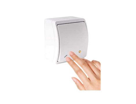 VIPLAST KOALA Łącznik Schodowy Podświetlany Hermetyczny Biały