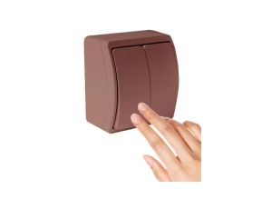 VIPLAST KOALA Łącznik Świecznikowy Hermetyczny Brązowy