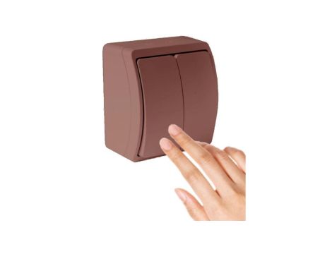 VIPLAST KOALA Łącznik Świecznikowy Hermetyczny Brązowy