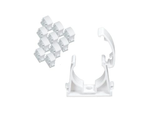 Uchwyt Zamykany Do rur kablowych Uniwersalny 22 mm 10 sztuk AKS Zielonka