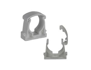 Uchwyt do Peszla Rur Kablowych Zamykany 50mm UZ-50 Szary 1 szt AKS Zielonka