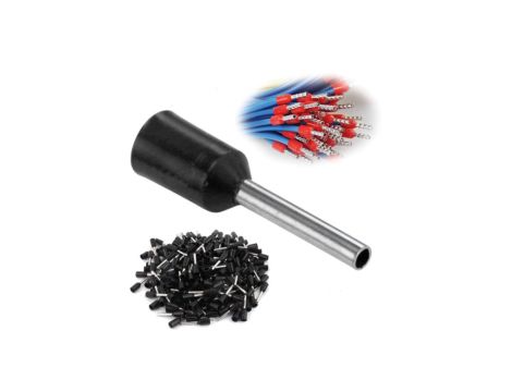 Trytyt Końcówka tulejkowa izolowana DUI-1,5-12CZ czarny 100szt