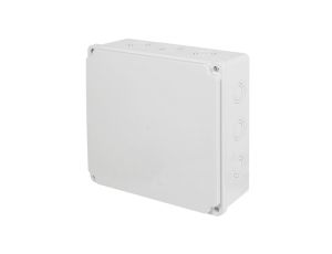 Puszka instalacyjna n/t ABS 200x1200x80 biała IP65 PI.200x200x80