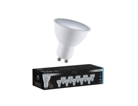 Zestaw 10x żarówka FARI LED GU10 7,5W 6500K zimna CW 700lm 120st EDO777492 EDO