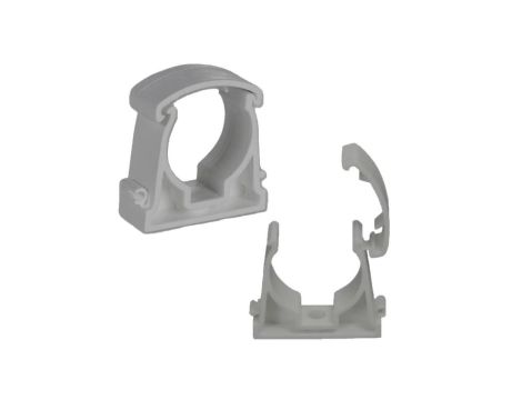 Uchwyt do Rur Kablowych Peszel Zamykany 40mm UZ-40 Szary 1 szt AKS Zielonka