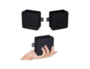 VIPLAST Puszka V5 Bryzgoszczelna Czarna IP54 3 sztuki