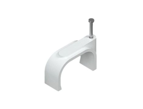 AKS-ZIELONKA UKP 12 FLOP 10 mm 25 sztuk Uchwyt Kabli Płaskich