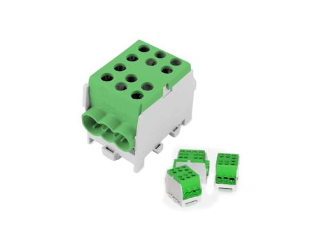 Trytyt Zacisk odgałęźny HLAK-35-1/4ZI zielony