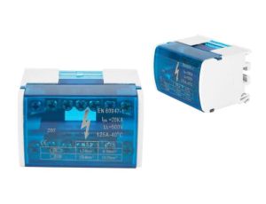 Modułowy Blok Rozdzielczy Mostek Szyna 125A 500V 7 Otworów