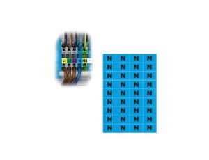 Trytyt Arkusz samoprzylepny oznacznik przewód neutralny N NOZ-N