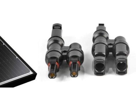 Konektor Złącze Solarne Dwójnik Równoległy MC4 1000V DC 32A do Paneli IP67