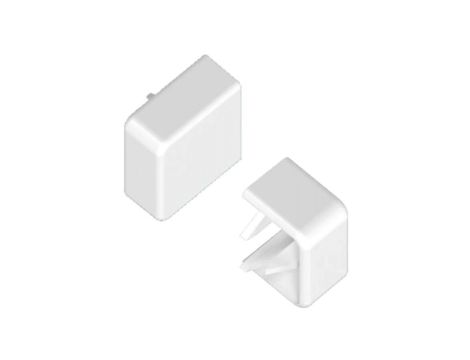 Zakończenie do Kanału Kablowego MKE ZAK 15x32mm Białe 1 szt. AKS Zielonka