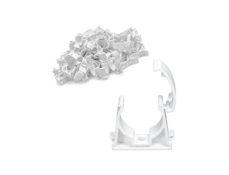 Uchwyt Zamykany Do rur kablowych uniwersalny 18mm 100 Sztuk AKS Zielonka