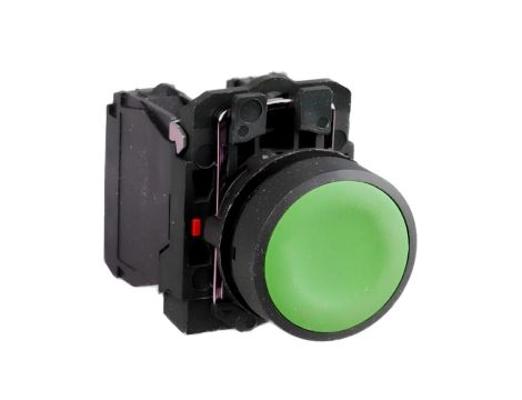 Wyłącznik Pulpitowy Przycisk Pojedynczy Zielony IP54 1NO+1NC VCX