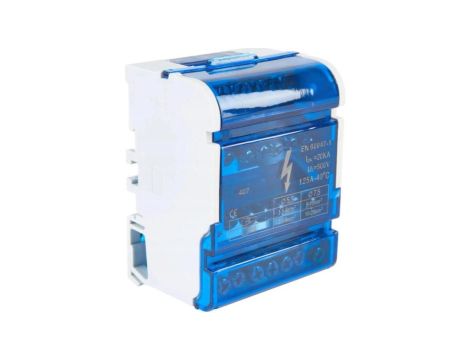 Modułowy Blok Rozdzielczy Mostek Łączeniowy Szyna 20kA 4x7