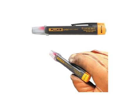 Fluke Bezdotykowy wykrywacz napięcia LVD2 i latarka diodowa LED, 2 stopnie czułości, CAT IV 600V LVD2
