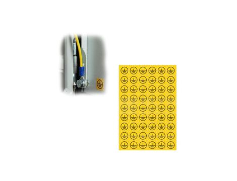 Trytyt Arkusz samoprzylepny oznacznik uziemienie U NOZ-U