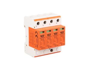 Ogranicznik Ochronnik Przepięć L2 klasy T2 (C) 4P Wskaźnik Działania VCX