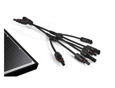 Konektor Złącze Solarne Trójnik Równoległy z kablem MC4 Y4 1000V do Paneli