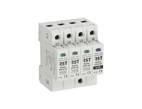 Ogranicznik przepięć T1 + T2 RST Power T1 + T2 3+1 275V FM /801 418/