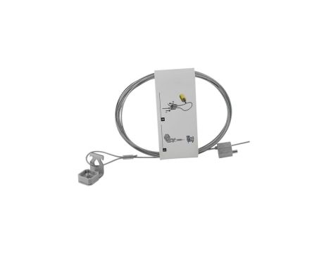 Linka stalowa Ø1,5mm z uchwytem AAT i zaciskiem mocującym dł. 5000mm 9155AWFS