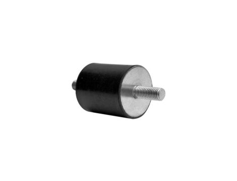 Nóżka z gwintem, M8X20, Ø 25mm, materiał: Guma, stal 50Shore A, RS PRO