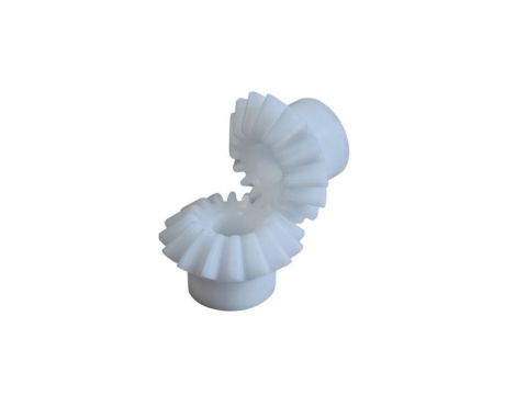 Przekładnia stożkowa, zęby: 16, Skośne, skok: 1.5mm, kąt: 20, otwór: 8mm